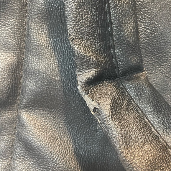 Betsey Johnson Black Heart Quilted Faux Leather Backpack and Wristlet - Picture 9 of 16